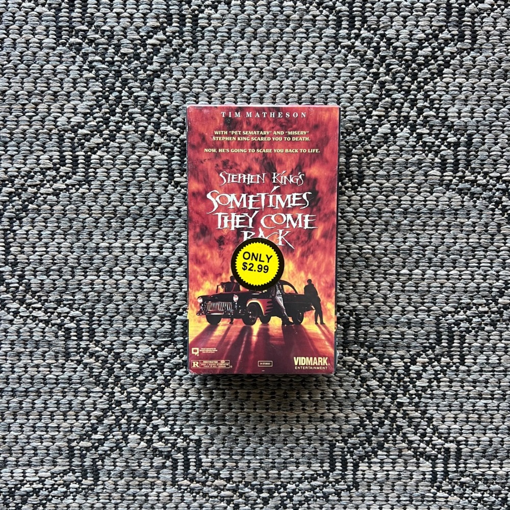 Vidmark Sometimes They Come Back VHS Movie Stephen King Horror Sealed